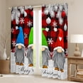 thumbnail image 2 of Homewish Merry Christmas Blackout Curtains Set of 2 (52x84 Each),Kawaii Xmas Gnome Window Curtains,Colorul Christmas Hat Curtains and Drapes For Boys Teens,Breathable Home Decor, 2 of 6