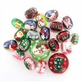 thumbnail image 3 of Perlas de vidrio Linpeng Christmas surtidas, 40 piezas, joyas para bricolaje, 3 of 9