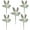 White, variant on Artificial Frosted Pine Branches Twig Snow Covered Berries and Pick Christmas Halloween/Thanksgiving Decoration Holiday Table Supplies Decor (Cotton)