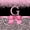 Pink Black G, variant on Erosebridal Pink Leopard Print Twin Comforter Sets,Chic Glitter Print A Alphabet Bedding Set For Kids Girls,Black Reversible,2 Pieces