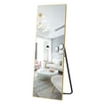 thumbnail image 1 of NeuType Full Length Mirror Floor Rectangle Gold 59"x16", 1 of 9