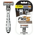 thumbnail image 1 of Maquinilla de Afeitar Desechable BIC Flex 5 para Hombre 5 Hojas 2 Unidades, 1 of 14