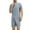 Blue, variant on lmcalzta Mens Lounge Sets Summer Pajamas 2 Piece Outfits Soft Tshirts and Shorts Loungewear Lightweight Sleep Sets
