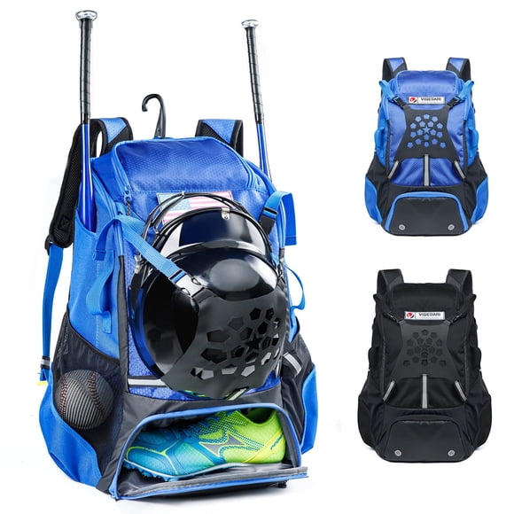 Bolsa de béisbol VIGEGARI Mochila de béisbol juvenil con capacidad de 35 litros