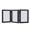Black Triple, variant on WINDLAND Folding Accordions Picture Frame Foldable Hinged Collage Photo Frame for Tabletop