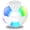 White, variant on Soccer Ball Shaped Speaker, Portable Wireless Speaker with LED Light, IPX6 Waterproof, Football Ambient Lighting & Stereo, Suitable for Outdoor Travel Speakers for Sports Fans
