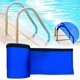 thumbnail image 1 of Cubiertas de pasamanos de piscina - Cubiertas de riel de escalera de piscina Cubiertas de manija de riel azul para pasamanos de piscina, herramienta de pasamanos de seguridad Banban ShuxiuWang 9024735152699, 1 of 1