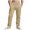 O-096 Khaki, variant on Khaki Mens Loose Fit Pants for Man Faux Linen Workout Gym Brunch Jogger Ruched Striped Paperbag Straight Leg Long Leg Summer Fall Pants 2026 Clothing S