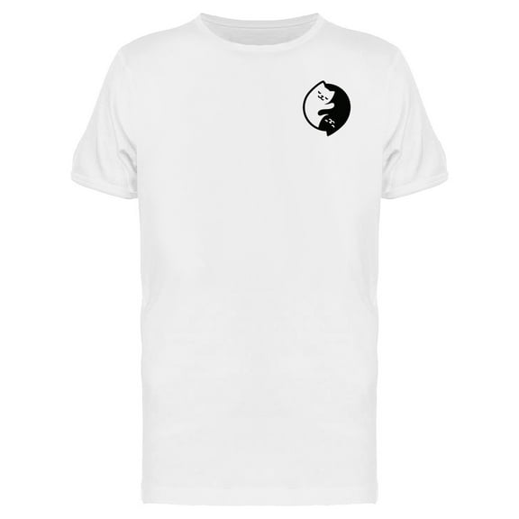 Yin Yang Cats T-Shirt Men -Image by Shutterstock, Male Small