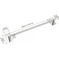 thumbnail image 4 of Towel Bar Hand Towel Holder for Kitchen/Bathroom Wall Mounted SUS304 Brushed Stainless Steel Towel Rack Rust/Scratch Resistant Towel BarsNo Drilling - Self Adhesive - 11.81 inch, Silver, 4 of 8