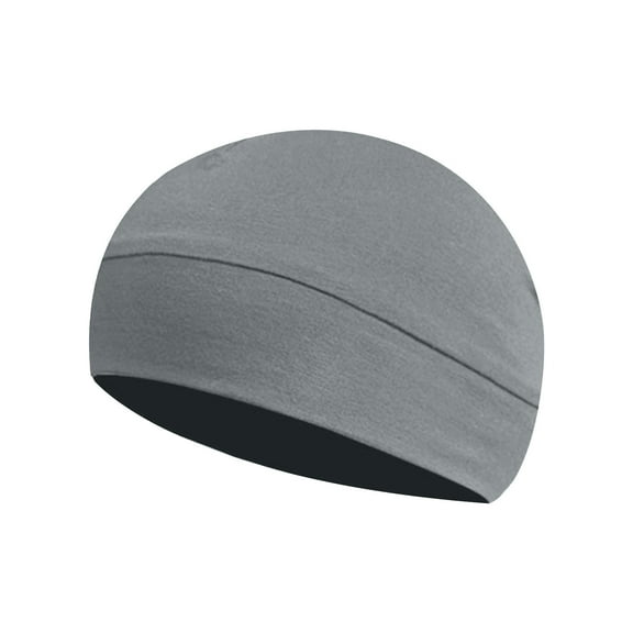 Alkepwun Sleeping Cap Unisex Solid-Color Elastic Versatile Sleep Hat Lightweigt Breathable Slouchy Thin Skull Hats Multifunctional Helmet Liner Caps