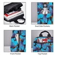 thumbnail image 3 of Disketp Blue Butterflies Mochila Ligera e Impermeable, Mochila de Día Resistente para Viajes, Senderismo y Uso Diario para Hombre y Mujer, 3 of 7
