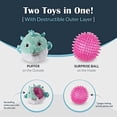 thumbnail image 3 of Chew Toy Flourish Pets Puffer 3.5 para perros activos 2 en 1, 3 of 8