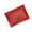 Red, variant on 3-Ring Binder Pencil Pouch with Clear PVC Window – Large Capacity, Metal Zipper, Reinforced Grommets, Waterproof Diamond-Weave Fabric