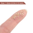thumbnail image 4 of Uxcell 20g Crushed Glass Chips, 1-3mm Irregular Metallic Sequins Glass Stone Bright Golden, 4 of 5