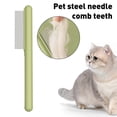 thumbnail image 3 of Visland Pet Comb Gentle Dog Detangling Comb Multifunctional Cat Hair Remover Pet Grooming Accessory Pet Supplies, 3 of 7