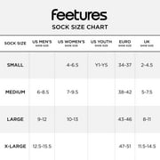 Feetures Elite Max Cushion No Show Tab Ankle Socks - Sport Sock with Targeted Compression - White Lilatech, S (1 Pair)