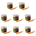 thumbnail image 1 of Señuelo recto de gusano de cola 60mm gusano suave olor a pez Swimbait naranja 60 Uds., 1 of 4