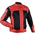 thumbnail image 3 of WD Motorsports Miami Mesh Motorcycle Jacket for Adventure Riding - Lightweight with Reflective Panels - Best Biker Textile Jacket - CE Armored (Red, Medium), 3 of 4