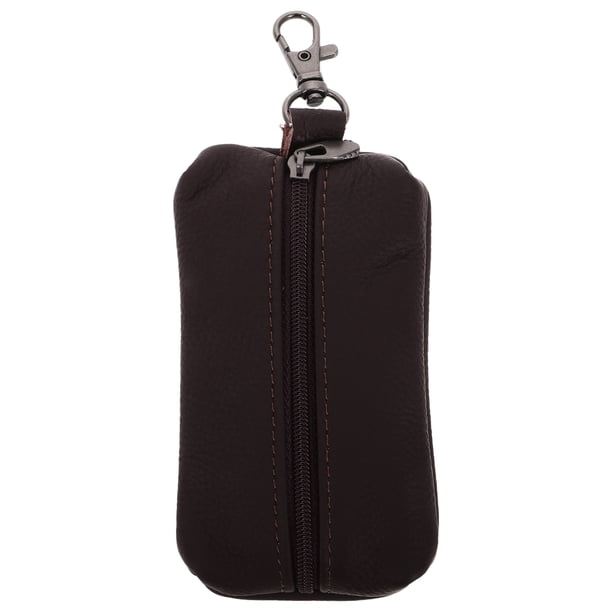 Estuche para llaves unisex, monedero, bolsa, llavero con llavero, organizador de monedas, monedero con cremallera para llaves de coche y tarjetas