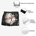 thumbnail image 3 of Honeii Baseball Breaking Glass Print Mens Boxer Briefs Breathable,Boxer Brief for Men, Moisture-Wicking Underwear-XX-Large, 3 of 5
