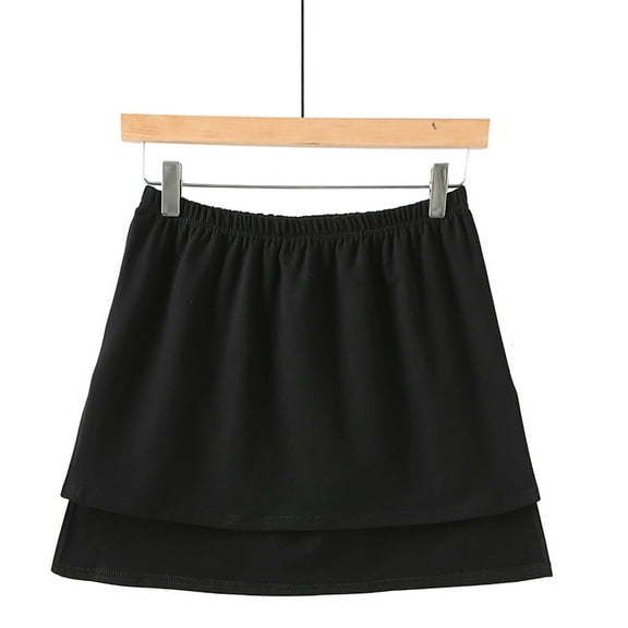 Viikei Summer Skirts for Women Skirts Clearance Sale Skirt Plus Size Layered Tiered Sheer Stripe Printing Extender Half Slip Plus Size Skirt