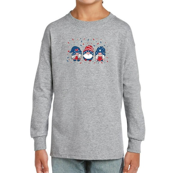 4th Of July Gnomes Long Sleeve Toddler -Image by Shutterstock, 5 Toddler
