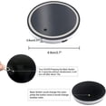 thumbnail image 2 of Usb Charging Car Led Water Coaster Luminous, Coasters For Drinks, Led Cup Holder Lights, With 7 Colors Luminescent Light Cup Pad, Cup Mat For Drink Co, 2 of 5