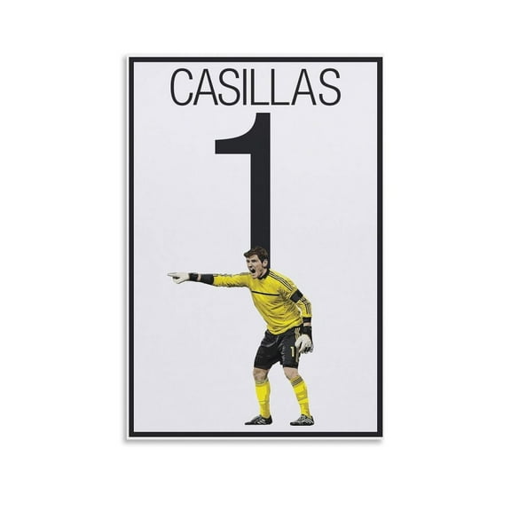Iker Casillas Poster Canvas Poster Picture Print Wall Art Poster Painting Canvas Posters Artworks Gift Room Aesthetic 16x24inch(40x60cm)