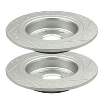 ECCPP 2 Rear Brake Rotors Fits Acura TSX Honda Accord Coupe Sedan Hybrid HR-V Plug In Fits select: 2012-2015 HONDA ACCORD LX, 2018 HONDA ACCORD SPORT