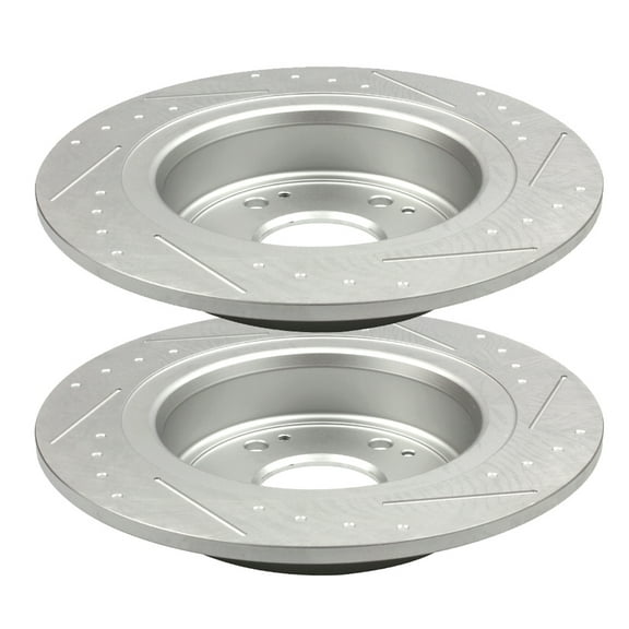 ECCPP 2 Rear Brake Rotors Fits Acura TSX Honda Accord Coupe Sedan Hybrid HR-V Plug In Fits select: 2012-2015 HONDA ACCORD LX, 2018 HONDA ACCORD SPORT