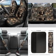 thumbnail image 2 of Jeiento Deer Car Seat Covers Full Set 14 Piece Car Interior Accessories Set Camo Hunting Front Rear Split Bench Protection Decorations Universal Fit for Auto Truck Van SUV Sedan, 2 of 6
