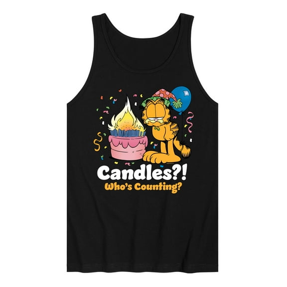 Garfield - Candles Who's Counting - Men's Jersey Tank Top