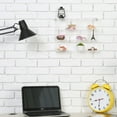 thumbnail image 5 of MyGift 12 Compartment Wall-Mounted/Freestanding Kitchen/BathroomClear Acrylic Organizer Rack, 5 of 6