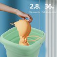 thumbnail image 4 of Portable Washing Machine, 100 To 240V Foldable Mini Washing Machine Small Washing Machine For Underwear, Baby Clothes, Or Small Items, Suitable For Apartment, Camping, RV, Travel, 4 of 8