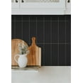 thumbnail image 2 of WallPops Subway Black Peel and Stick Luxury Wall Tiles, 2 of 4