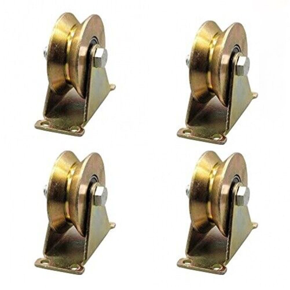 V Groove Wheel Heavy Duty Rigid Caster For Inverted Track Sliding Gate