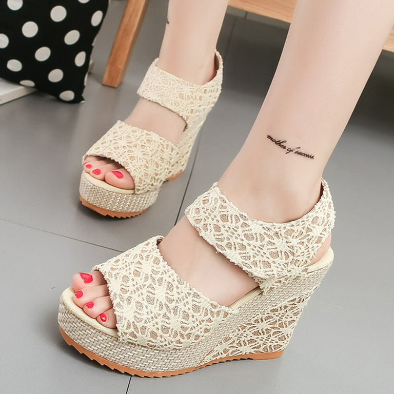 Memory foam heel wedges best sale