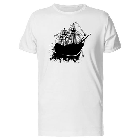 Pirate Ship Silhouette Tee Men's -Image by Shutterstock