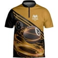 thumbnail image 4 of Personalized Billiard Jersey 3D Billiard Shirts for Men Billiard Bowling Jersey Billiards 9 Ball Pool Shirts for Men (Blue, S), 4 of 7