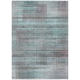 thumbnail image 2 of Addison Rugs Chantille Indoor/Outdoor Transitional Stripes Teal Washable Rectangle Rug, 9' x 12', 2 of 6