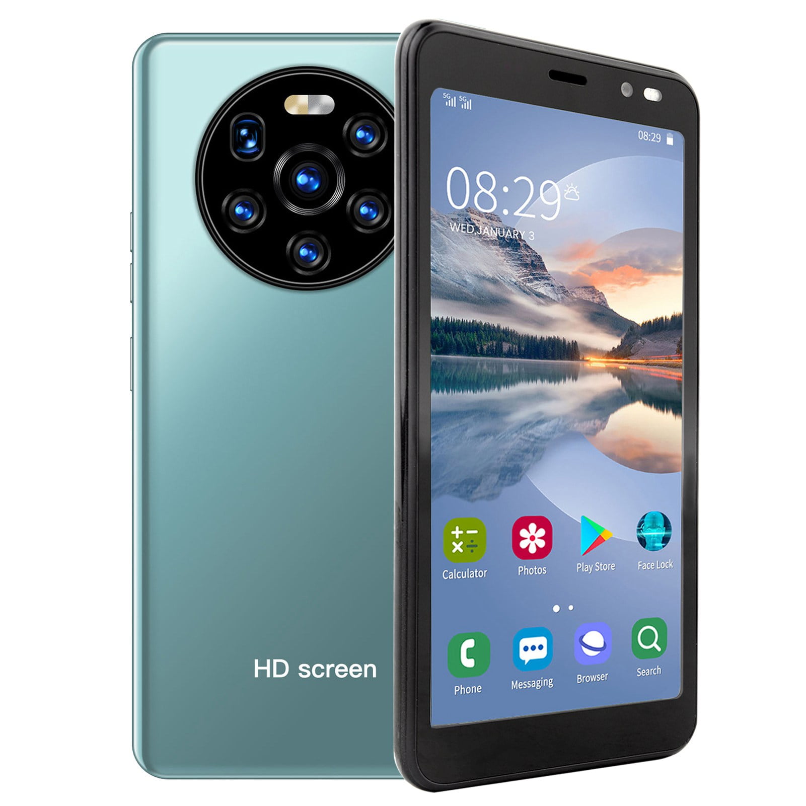 LANDVO Mate40 Pro, Phone  Card Standby  11 Unlocked 5.45in HD Screen Own Phone Smart 512MB 4GBVert