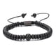 thumbnail image 5 of Pulsera de yoga con turmalina negra auténtica y cuentas grandes, pulsera tejida con gemas naturales, 5 of 6