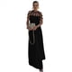 thumbnail image 2 of Vestido de Fiesta con Cuello Halter y Nudo de Cuerda para Mujer (Verano 2024) Negro Talla Única, 2 of 9