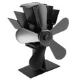 thumbnail image 1 of Estufa de calor con ventilador chimenea de madera de 5 aspas para leña ANGGREK  Otros, 1 of 8
