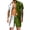 Green, variant on Vedolay Mens' Short Sets Summer Outfits For Men Casual 2 Piece Shirts And Shorts Beach Set,Black L