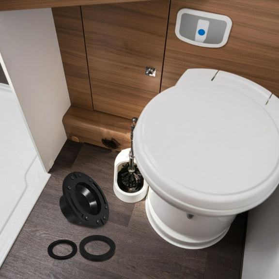 LABSERRON 1Set Rv Toilet Seal Kit Rubber Leaks Prevention Sealing For Rv Toilet Components 7.0x3.9x2.7in