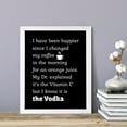 thumbnail image 4 of Designs ByLITA Funny Drinking Story, 11 x 14 White Wall Print Inspirational (Framed) | Sarcastic Home Decor, 4 of 4