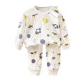thumbnail image 5 of TAmten Toddler Boy 2-piece Pajamas Sleepwear Pjs for Baby Cute Soft Clothes Suit Dailywear & Loungewear Outfits Set Kids Clothing Outfits Size 7-8 Years, 5 of 5