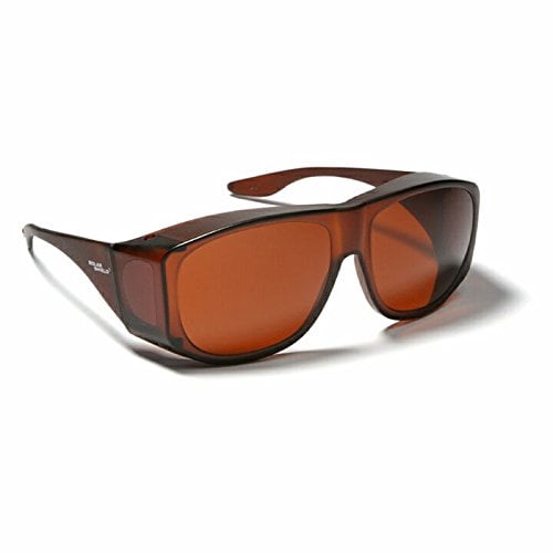 Solar Shield Fit-Over Sonnenbrille – Polycarbonat-Linsen In Smoke, 100% UV-Schutz, Für über Der Brille